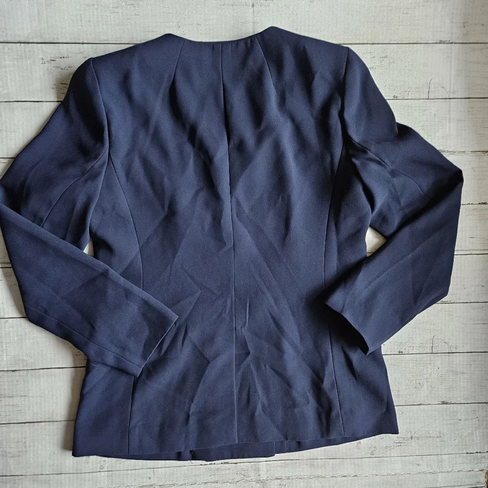 Navy J‎ Crew Double Breasted Blazer Size 12